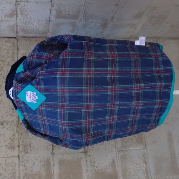 Julia Michaels Teal Vintage Cotton Twill 4 Button Coat - Picture 3 of 16